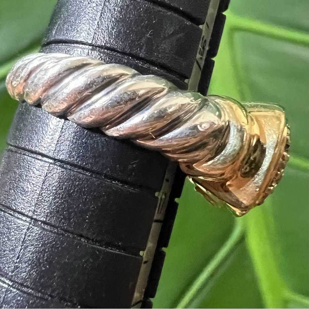 ❤️ David Yurman Noblesse Ring with Diamonds Sz 6 - Picture 7 of 12